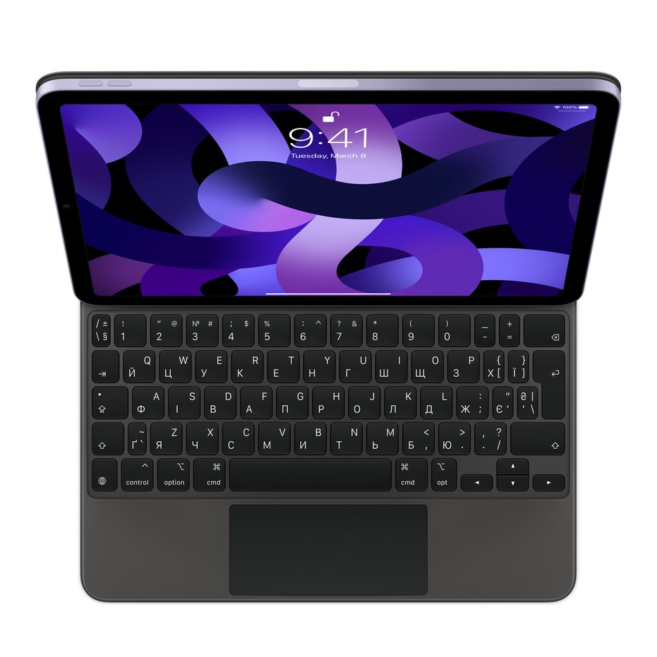Чохол-клавіатура Apple Magic Keyboard для iPad Air 10,9"/11" (2020-2024)/iPad Pro 11" (2018-2022) Black (MXQT2) UA