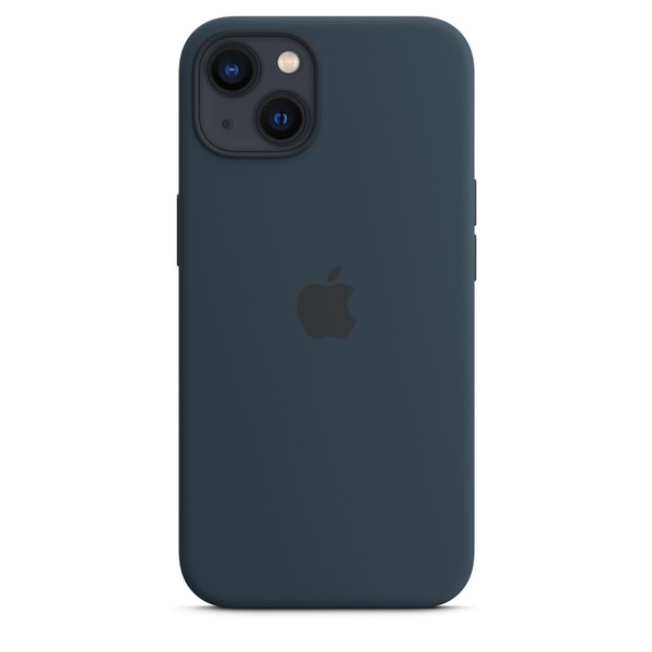 Чехол для iPhone 13 OEM+ Silicone Case with Magsafe ( Abyss Blue )