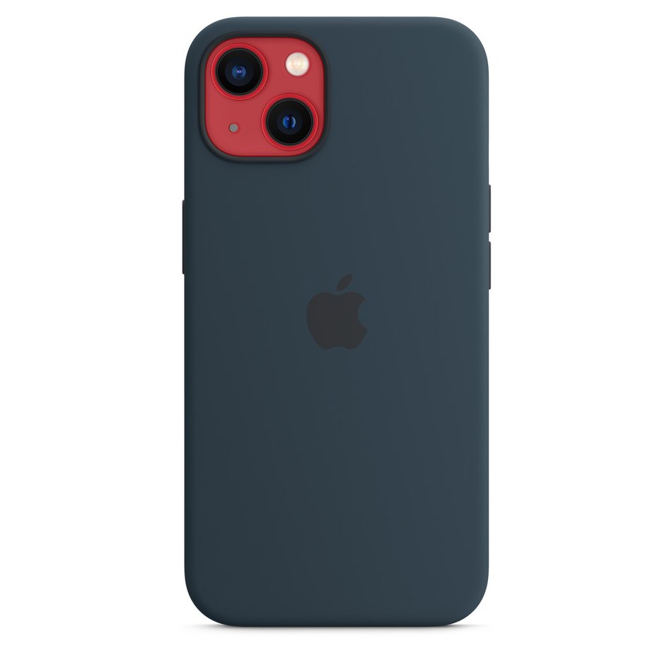 Чехол для iPhone 13 OEM+ Silicone Case with Magsafe ( Abyss Blue )