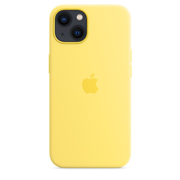 Чехол для iPhone 13 OEM+ Silicone Case with Magsafe ( Lemon Zest )