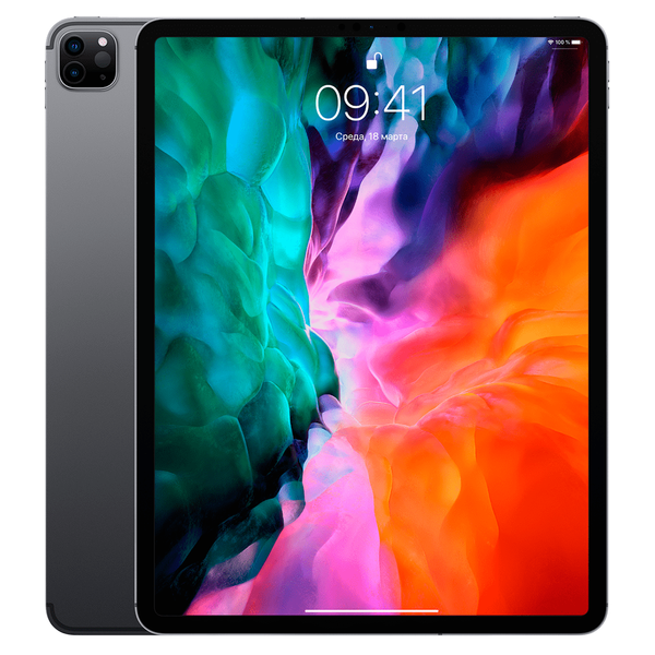 Apple iPad Pro 12.9" (2020) Wi-Fi + Cellular 256GB Space Gray (MXFX2, MXF52)