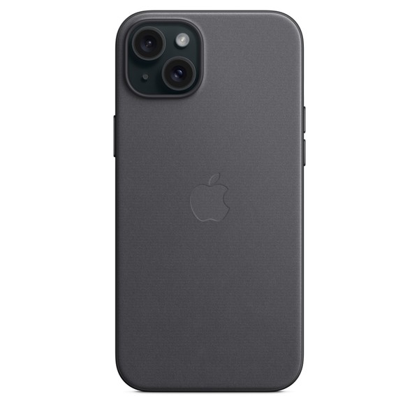 Чехол для iPhone 15 Plus Apple FineWoven Case with MagSafe - Black (MT423)