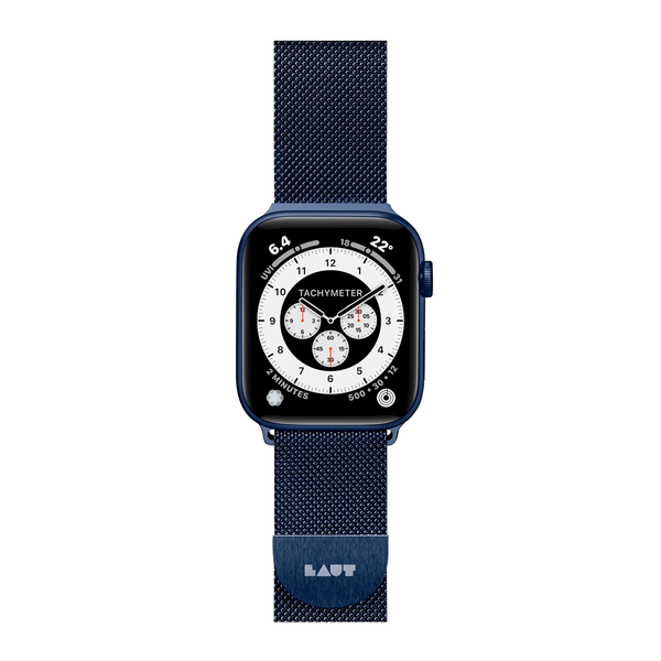 Ремінець для Apple Watch 42/44/45 mm LAUT STEEL LOOP, Синій (L_AWL_ST_BL)
