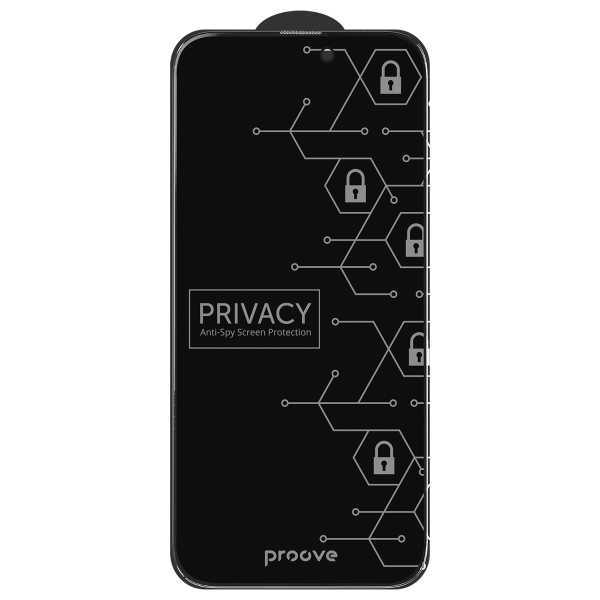 Захисне скло для iPhone 16 Proove Privacy Anty-Spy Protection (Black) PGPPRI160001