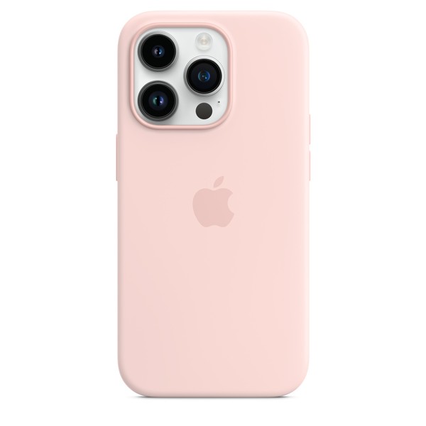 Чохол для iPhone 14 Pro Apple Silicone Case with MagSafe - Chalk Pink (MPTH3) UA