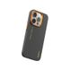 Чехол для iPhone 14 Pro Blueo Air Bitexture Slim Aramid Fiber Case 600D with MagSafe (Black-Orange) B48-I14P