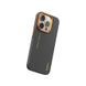 Чехол для iPhone 15 Pro Max Blueo Air Bitexture Slim Aramid Fiber Case 600D with MagSafe (Black-Orange) B48S-I15PM