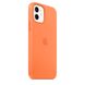 Чохол для iPhone 12 Pro OEM+ Silicone Case with Magsafe ( Kumquat )