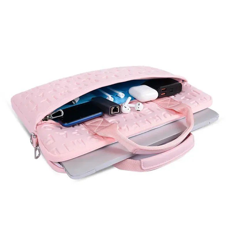 Сумка для MacBook 13-14" WIWU Cosmo Slim Series (Pink)