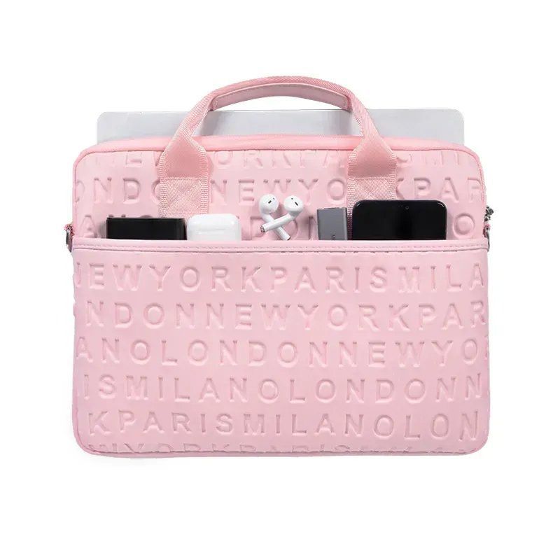 Сумка для MacBook 13-14" WIWU Cosmo Slim Series (Pink)