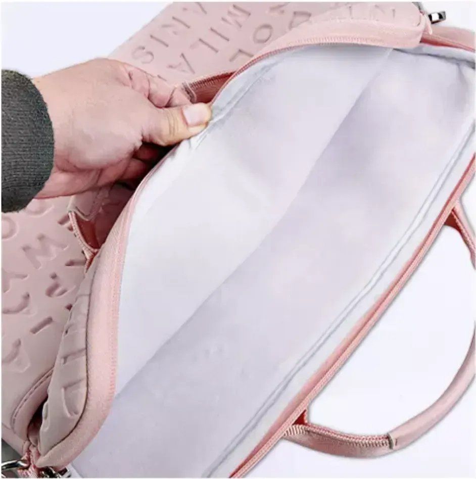 Сумка для MacBook 13-14" WIWU Cosmo Slim Series (Pink)