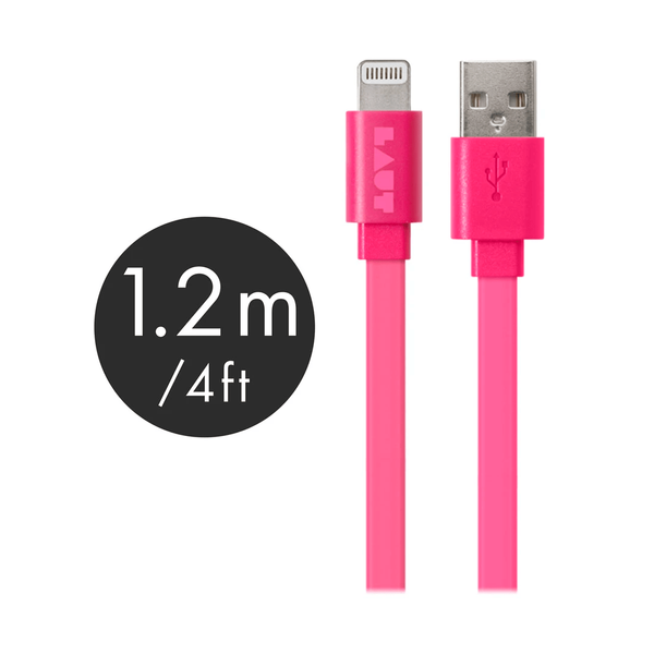 Кабель LAUT LINK Lightning-USB Pink (005947)