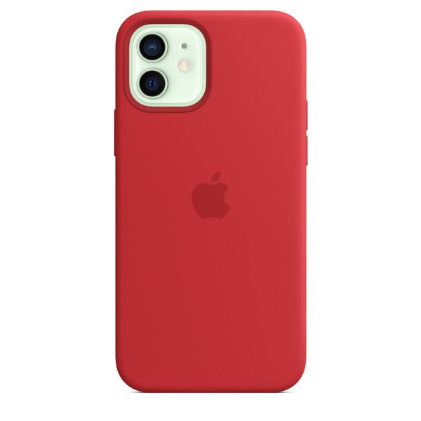 Чехол для iPhone 12/12 Pro Apple Silicone Case with MagSafe MHL63 ( Product Red ) UA