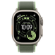 Apple Watch Ultra 3 GPS + Cellular 49mm Natural Tit. Case w. Green/Neon Trail Loop - S/M (MFT44)