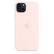 Чехол для iPhone 15 Plus Apple Silicone Case with MagSafe - Light Pink (MT143)