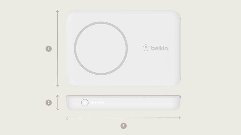 ПЗУ Belkin MagSafe Wireless 2500mAh Black (BPD002BTBK)