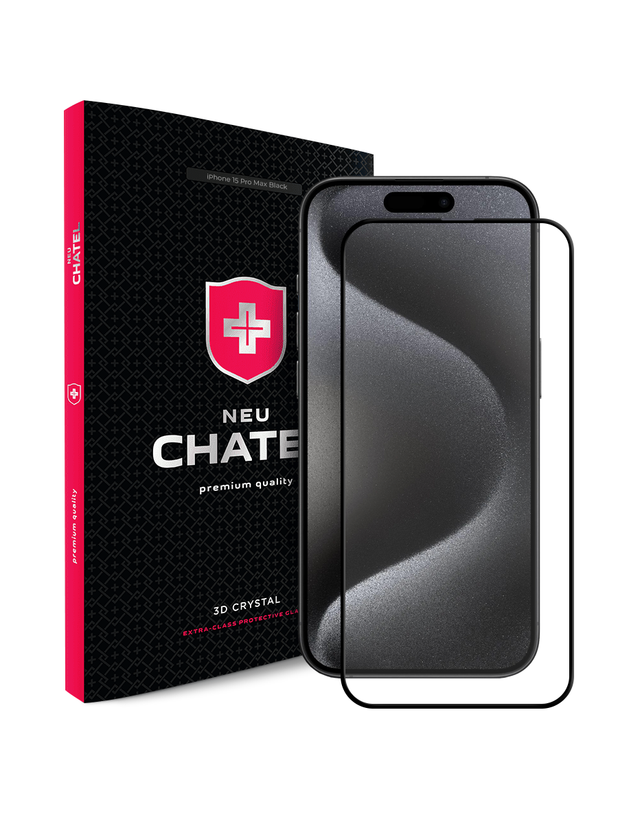 Защитное стекло для iPhone 15 Pro Max NEU Chatel Corning Gorilla
