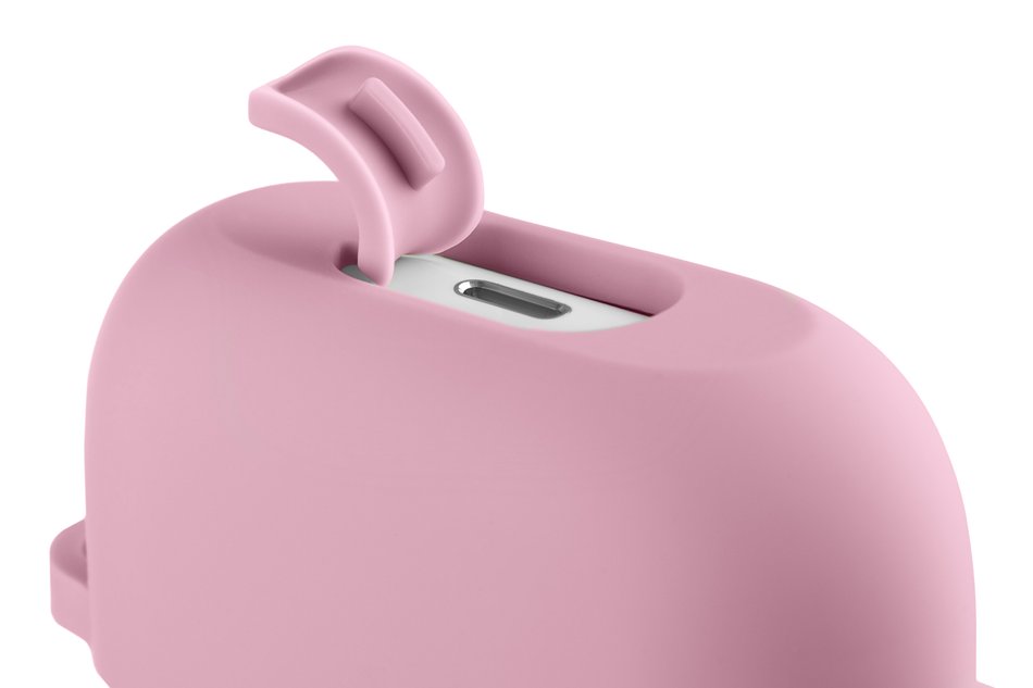 Чохол для AirPods Pro 2E Pure Color Silicone 2.5 mm ( Pink ) 2E-PODSPR-IBPCS-2.5-PK