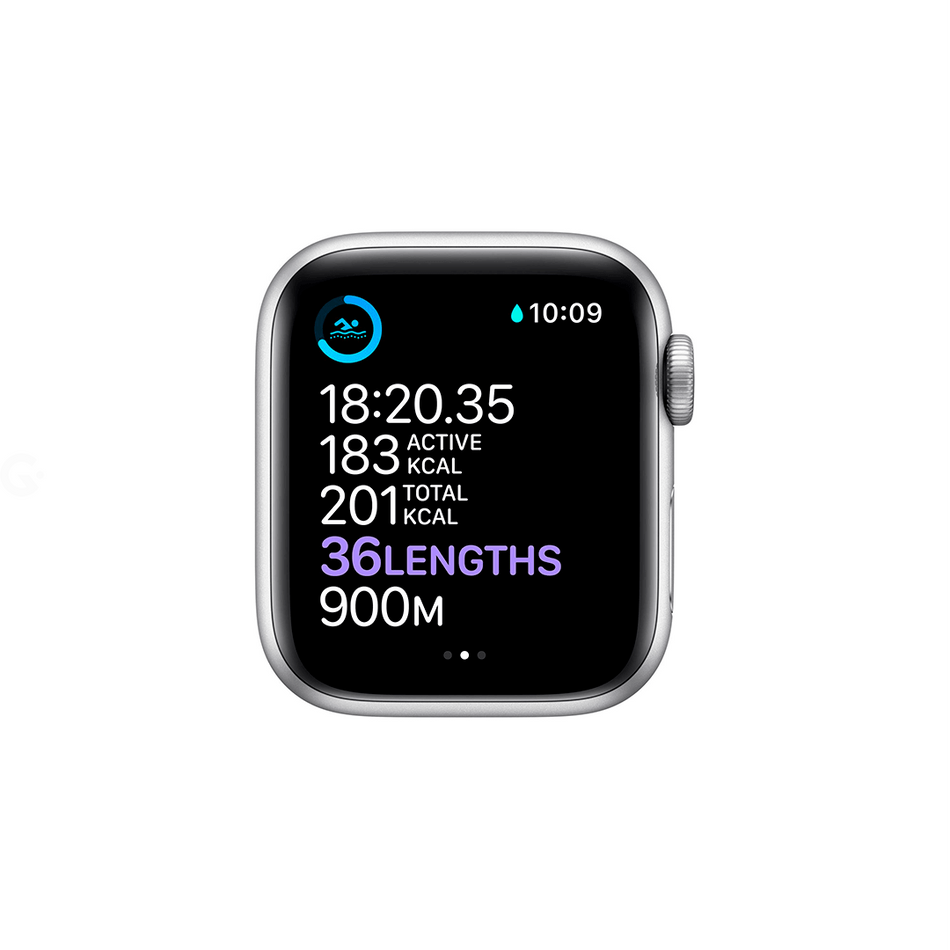 Б/У Apple Watch Series 6 GPS 40mm Silver Aluminium Case with White Sport Band (MG283)
