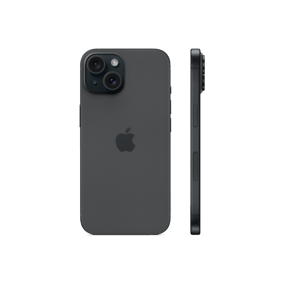 Apple iPhone 15 128GB Black eSIM (MTLV3)