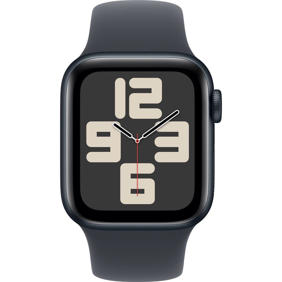 Apple Watch SE 2 GPS 40mm Midnight Aluminium Case w. Midnight Sport Band - S/M (MXE73)