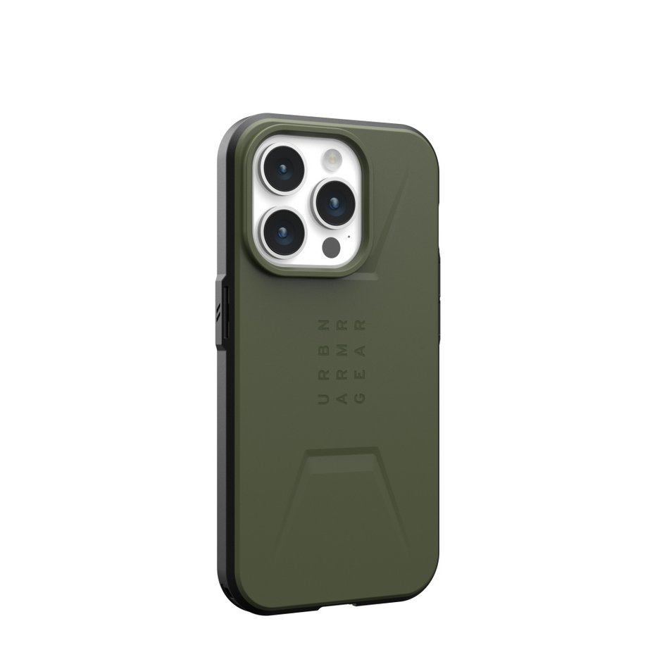 Чохол для iPhone 15 Pro UAG Civilian Magsafe, Olive Drab (114275117272)