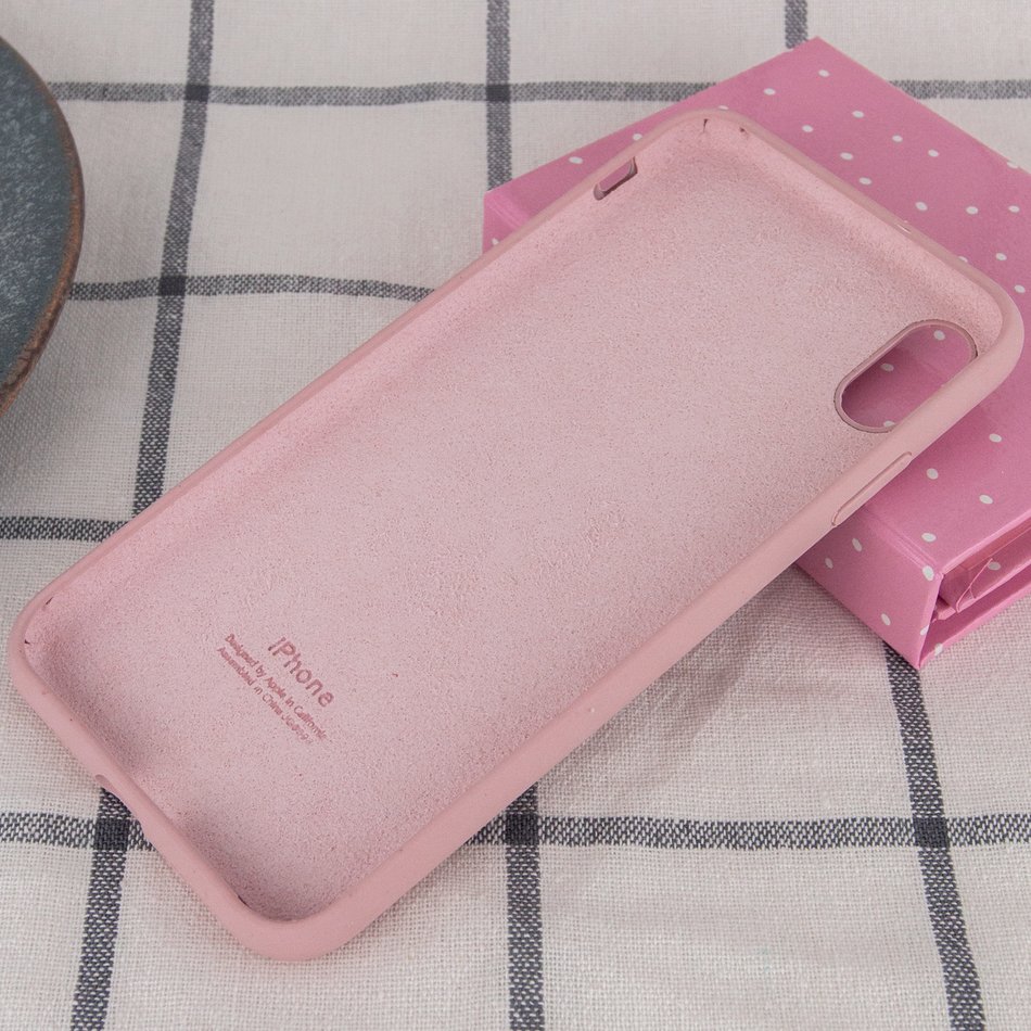 Чохол для iPhone X/Xs OEM Silicone Case ( Pink Sand )