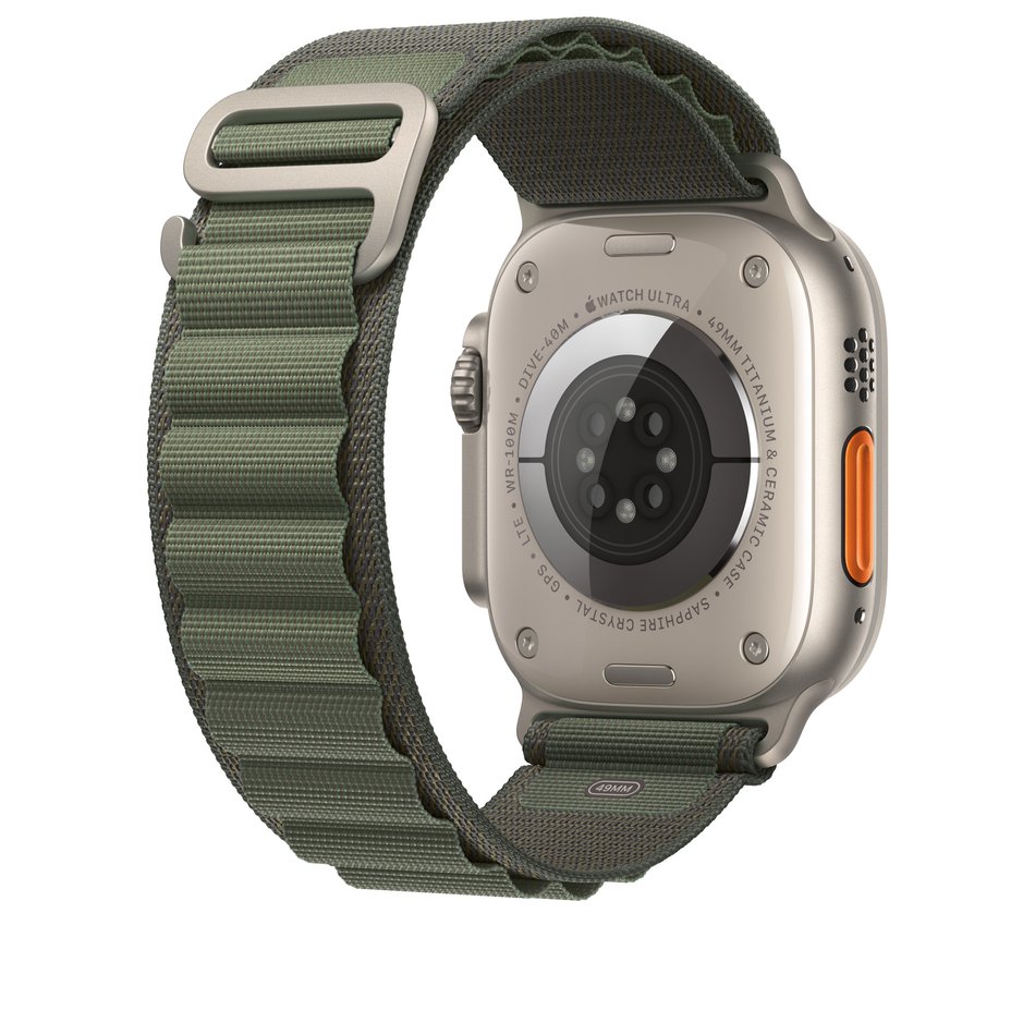 Ремешок для Watch 42/44/45/49 mm Apple Alpine Loop Band Medium - Green (MQE43) UA