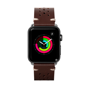 Ремінець для Watch 42/44/45/49 mm Laut Heritage (Burgundy) LAUT_AWL_HE_BR