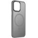 Чохол для iPhone 15 Plus Metal Buttons with MagSafe Colorful (Gray)