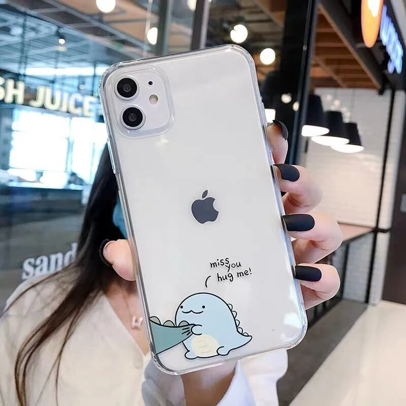 Чохол для iPhone 13 Pro Cute Cartoon Animal Dinosaur TPU Case (Design 2)