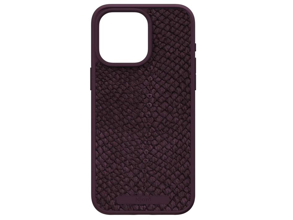 Чохол для iPhone 15 Pro Max Njord Salmon Leather MagSafe Case Rust (NA54SL03)