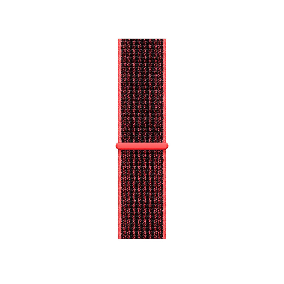 Ремінець для Apple Watch 38/40 mm OEM Woven Sport Loop ( Red/Black )