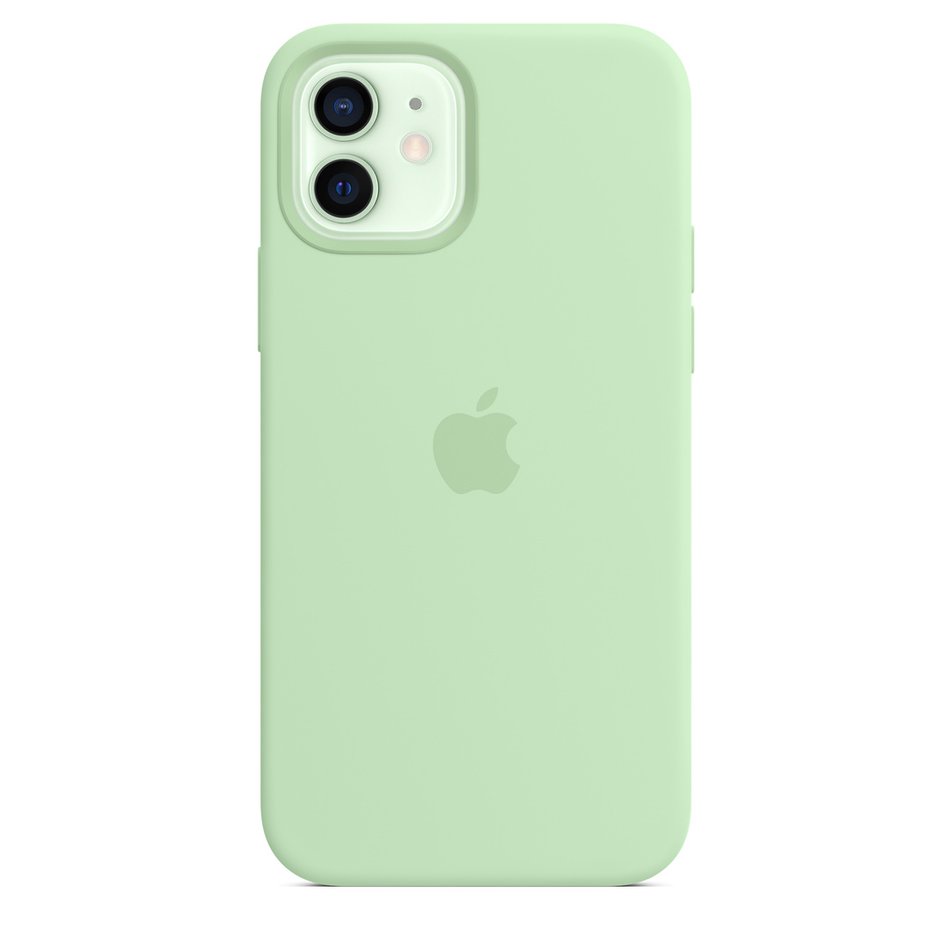 Чохол для iPhone 12/12 Pro Apple Silicone Case with Magsafe (Pistachio) (MK003) UA