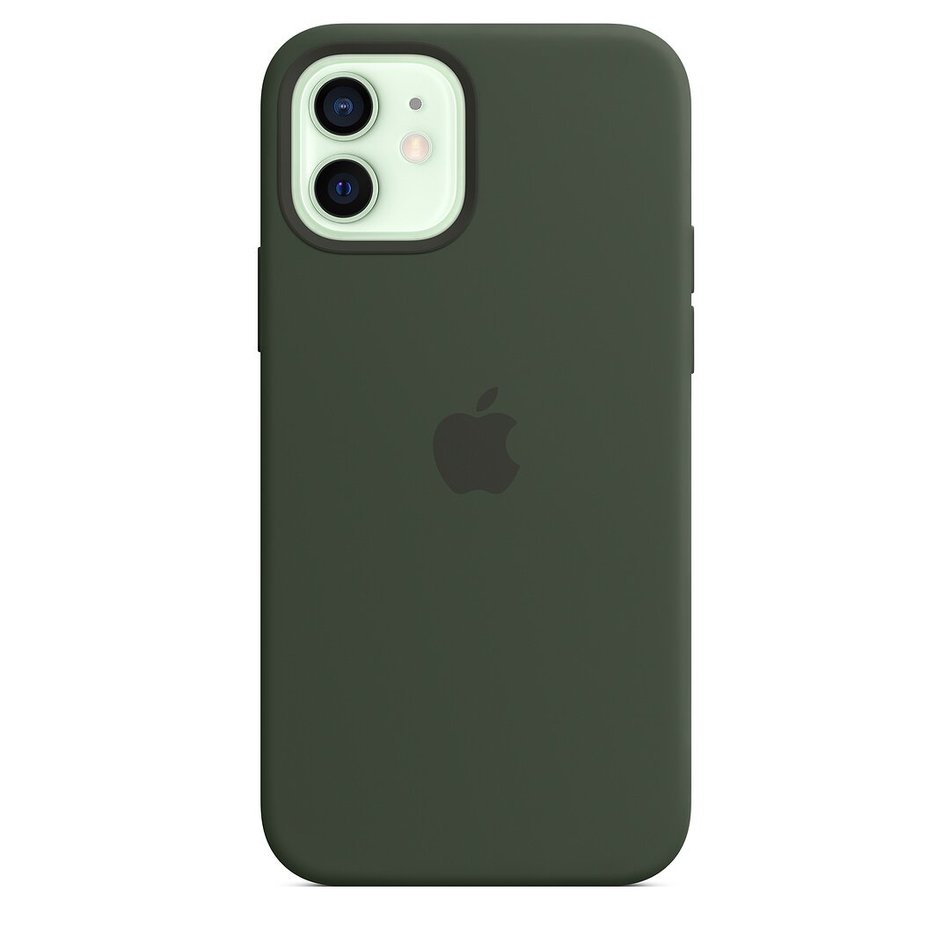 Чохол для iPhone 12 Pro OEM Silicone Case with Magsafe ( Cyprus Green )