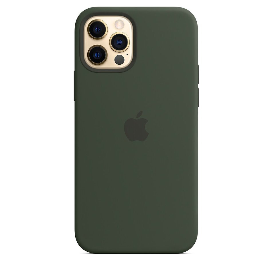 Чохол для iPhone 12 Pro OEM Silicone Case with Magsafe ( Cyprus Green )