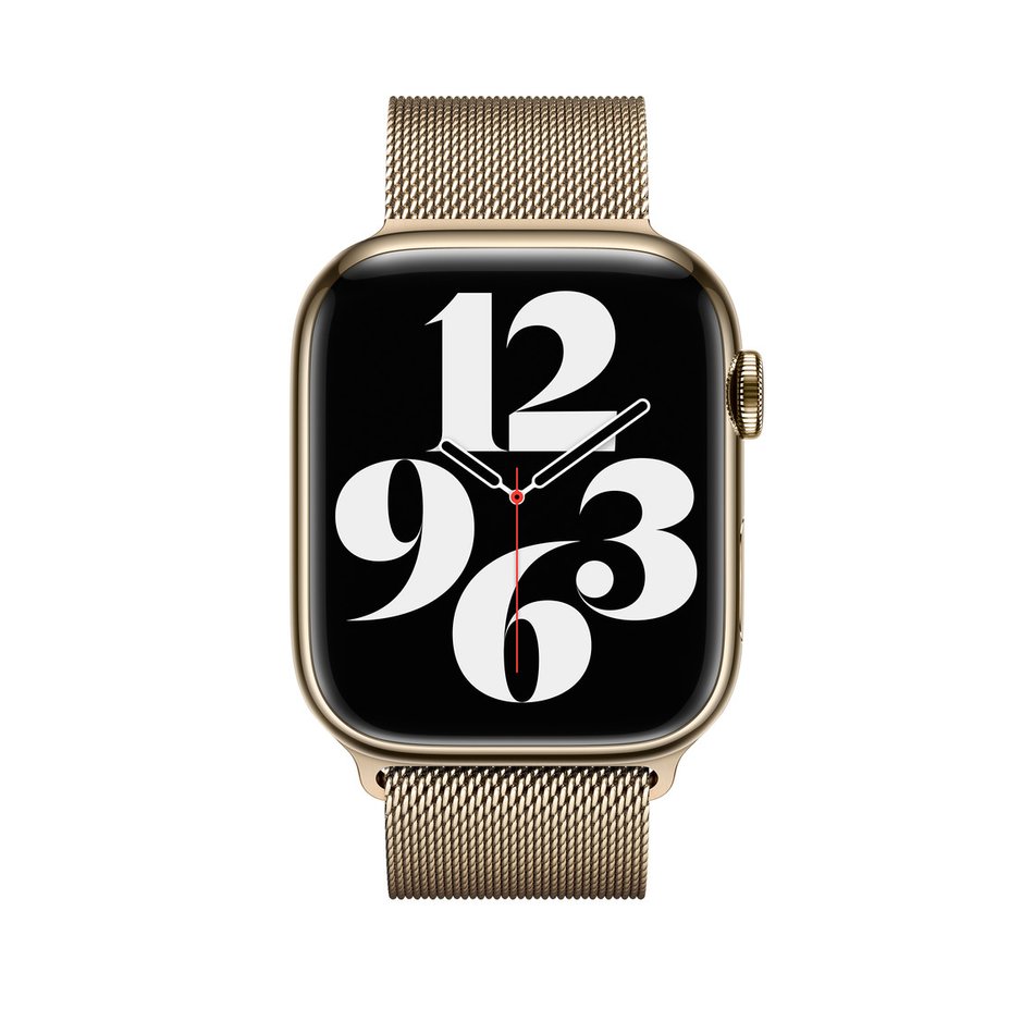 Ремешок для Watch 42/44/45/49 mm Apple Milanese Loop Gold (ML763) UA