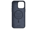 Чехол для iPhone 15 Pro Max Njord Salmon Leather MagSafe Case Black (NA54SL00)