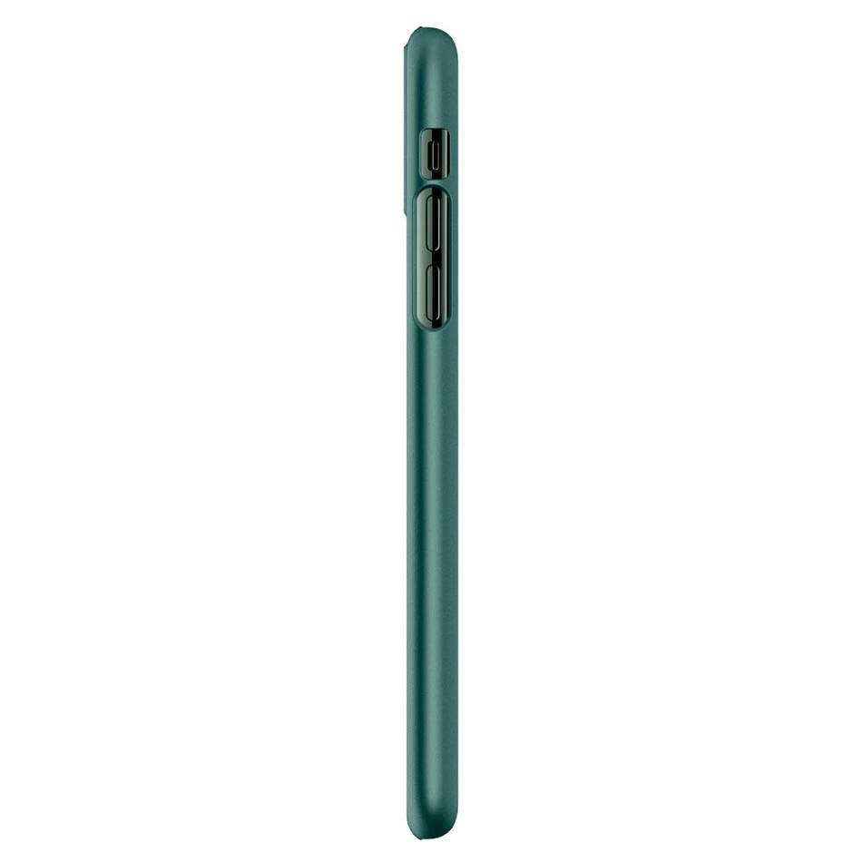 Чохол для iPhone 11 Pro Max Spigen Thin Fit ( Midnight Green )