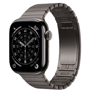Apple Watch Series 11 GPS + Cellular 42mm Slate Tit. Case w. Slate Link Bracelet (MXMD3)