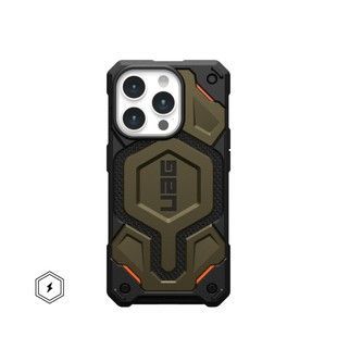 Чохол для iPhone 15 Pro UAG Monarch Pro Magsafe, Kevlar Elemental Green (11422111397B)