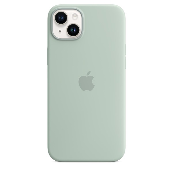 Чехол для iPhone 14 Plus Apple Silicone Case with MagSafe - Succulent (MPTC3) UA