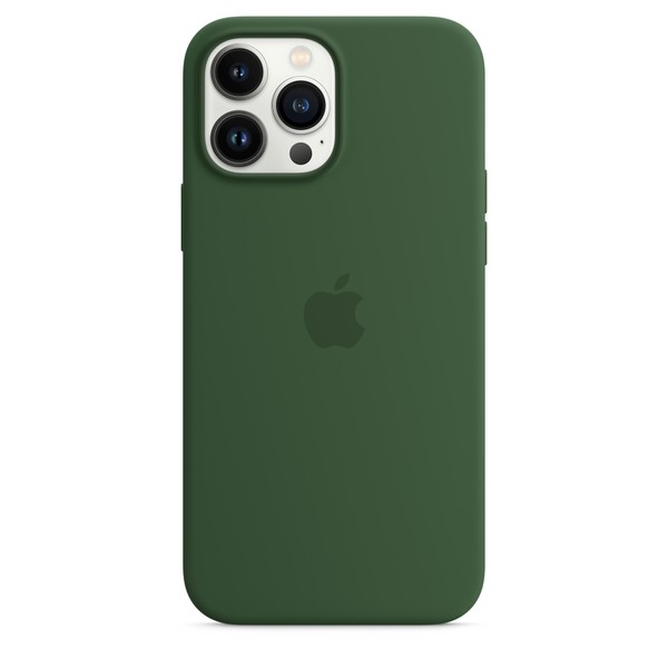 Чехол для iPhone 13 Pro OEM+ Silicone Case with Magsafe ( Clover )