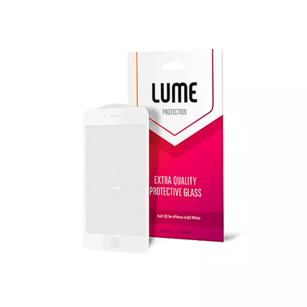 Защитное стекло для iPhone 6 / 6s Lume Protection Full 3D ( White )