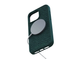 Чехол для iPhone 15 Pro Max Njord Salmon Leather MagSafe Case Dark Green (NA54SL02)