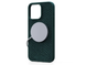 Чехол для iPhone 15 Pro Max Njord Salmon Leather MagSafe Case Dark Green (NA54SL02)