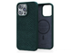 Чехол для iPhone 15 Pro Max Njord Salmon Leather MagSafe Case Dark Green (NA54SL02)