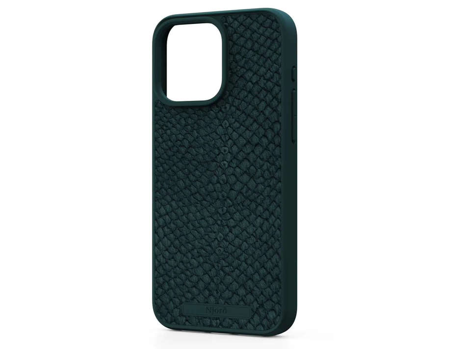 Чехол для iPhone 15 Pro Max Njord Salmon Leather MagSafe Case Dark Green (NA54SL02)