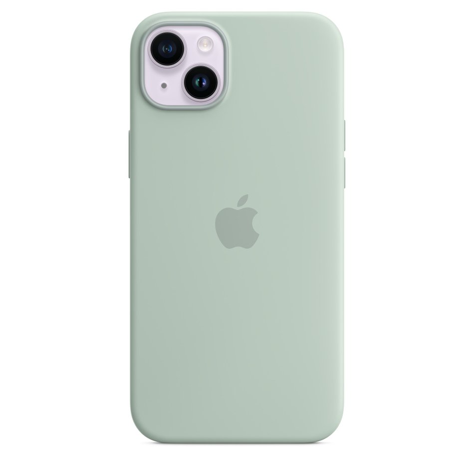 Чохол для iPhone 14 Plus Apple Silicone Case with MagSafe - Succulent (MPTC3) UA