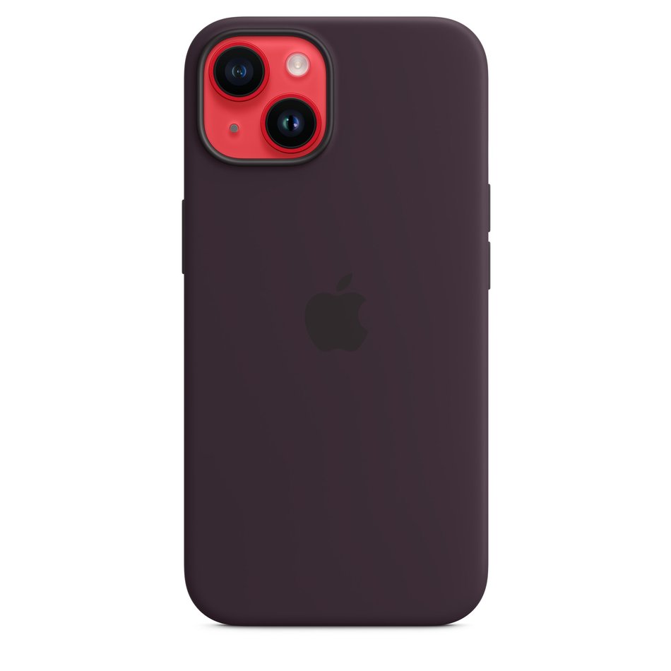 Чохол для iPhone 14 OEM+ Silicone Case wih MagSafe (Elderberry)